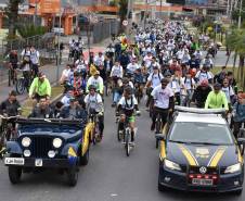 3º Passeio Ciclístico do Detran, PRF e SinPRF-PR recebe mais de 500 participantes