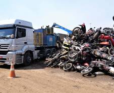 Detran realizará leilão de reciclagem com veículos apreendidos em todo o Estado