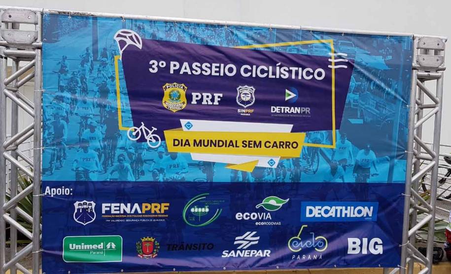 3º Passeio Ciclístico do Detran, PRF e SinPRF-PR recebe mais de 500 participantes