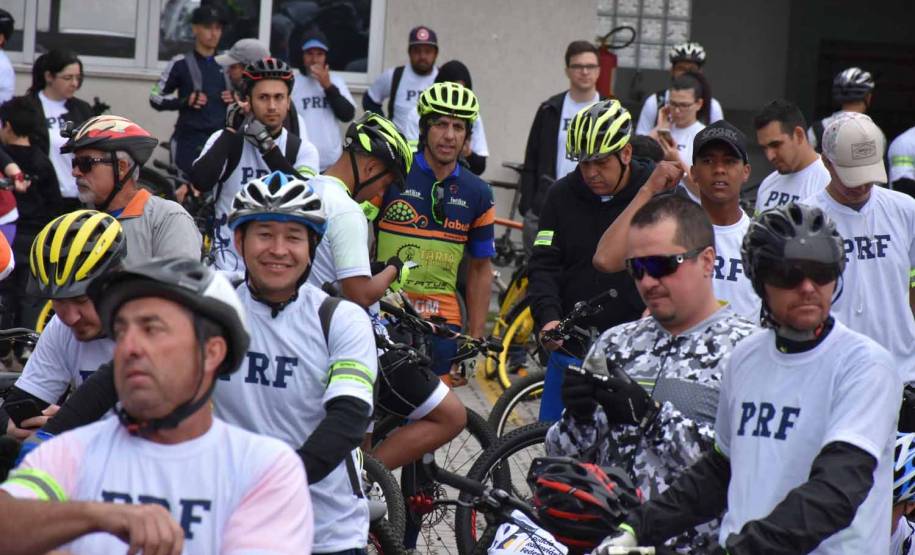 3º Passeio Ciclístico do Detran, PRF e SinPRF-PR recebe mais de 500 participantes