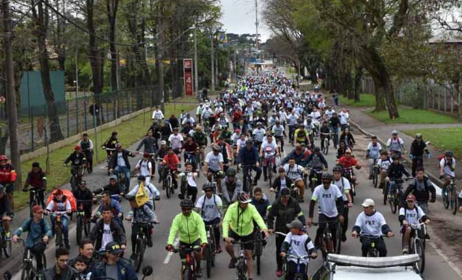 3º Passeio Ciclístico do Detran, PRF e SinPRF-PR recebe mais de 500 participantes