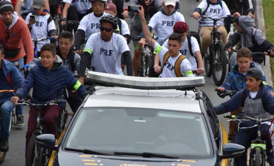 3º Passeio Ciclístico do Detran, PRF e SinPRF-PR recebe mais de 500 participantes