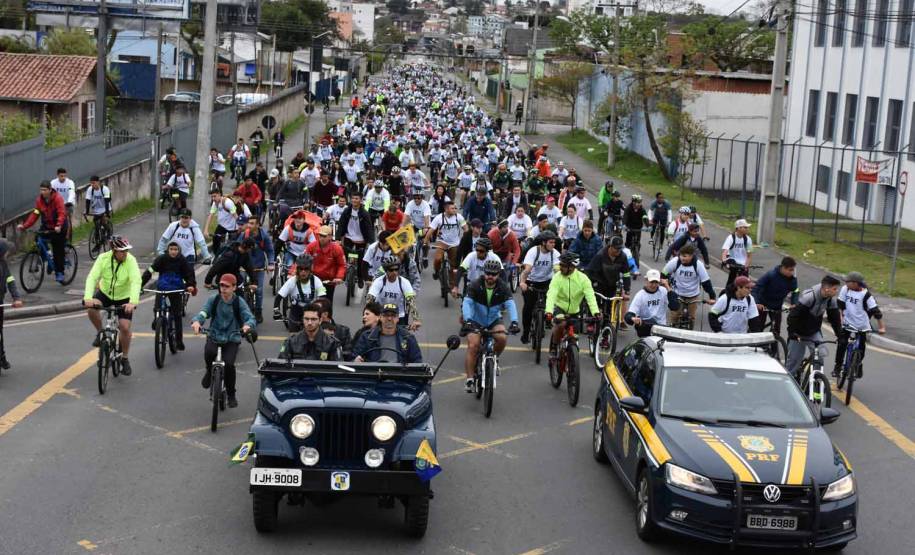 3º Passeio Ciclístico do Detran, PRF e SinPRF-PR recebe mais de 500 participantes