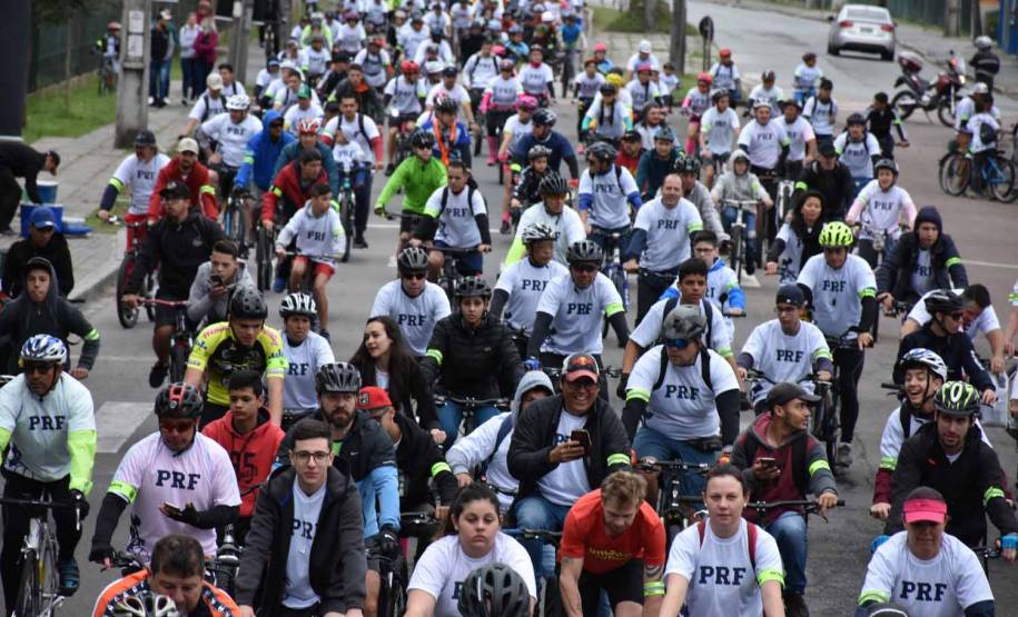 3º Passeio Ciclístico do Detran, PRF e SinPRF-PR recebe mais de 500 participantes