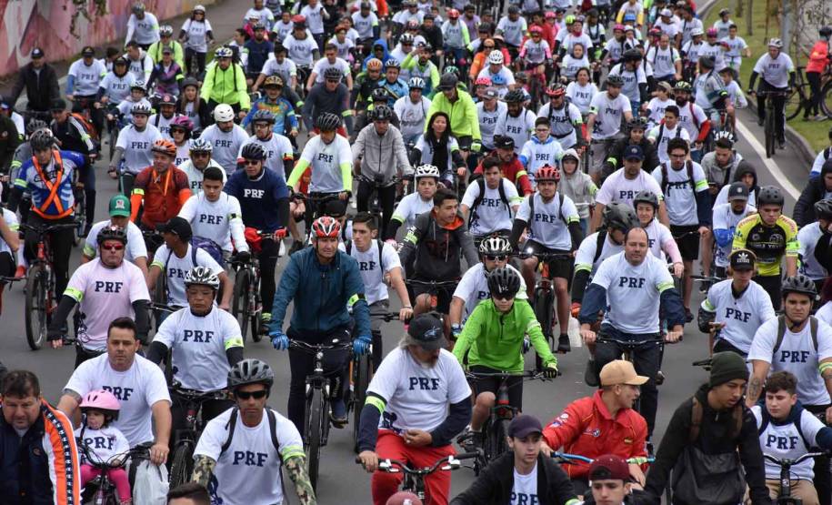 3º Passeio Ciclístico do Detran, PRF e SinPRF-PR recebe mais de 500 participantes