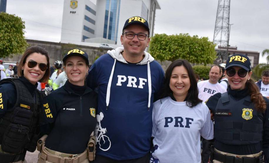 3º Passeio Ciclístico do Detran, PRF e SinPRF-PR recebe mais de 500 participantes