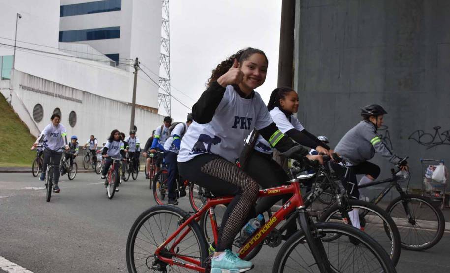 3º Passeio Ciclístico do Detran, PRF e SinPRF-PR recebe mais de 500 participantes