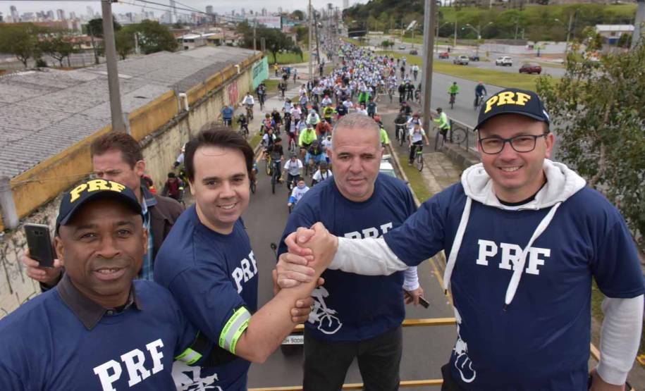 3º Passeio Ciclístico do Detran, PRF e SinPRF-PR recebe mais de 500 participantes