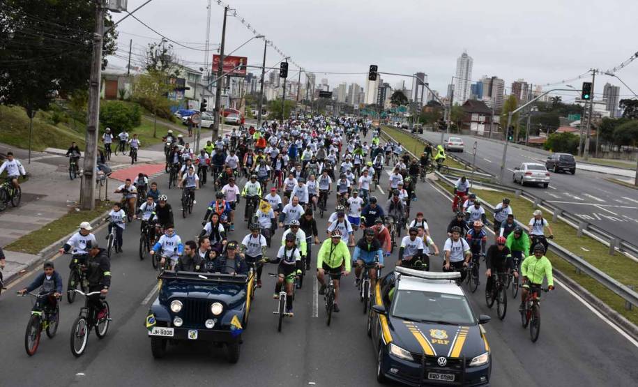 3º Passeio Ciclístico do Detran, PRF e SinPRF-PR recebe mais de 500 participantes