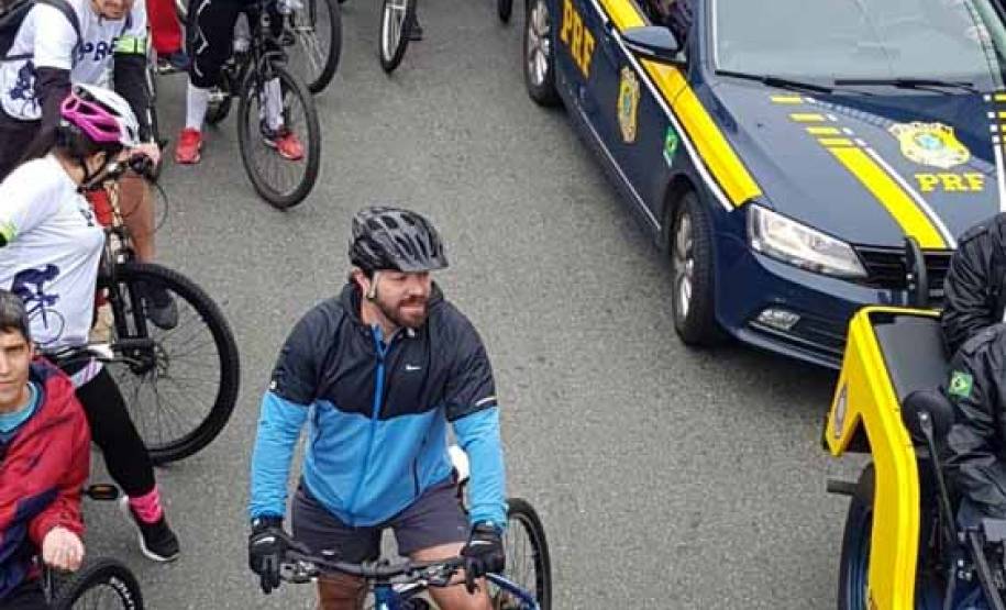 3º Passeio Ciclístico do Detran, PRF e SinPRF-PR recebe mais de 500 participantes