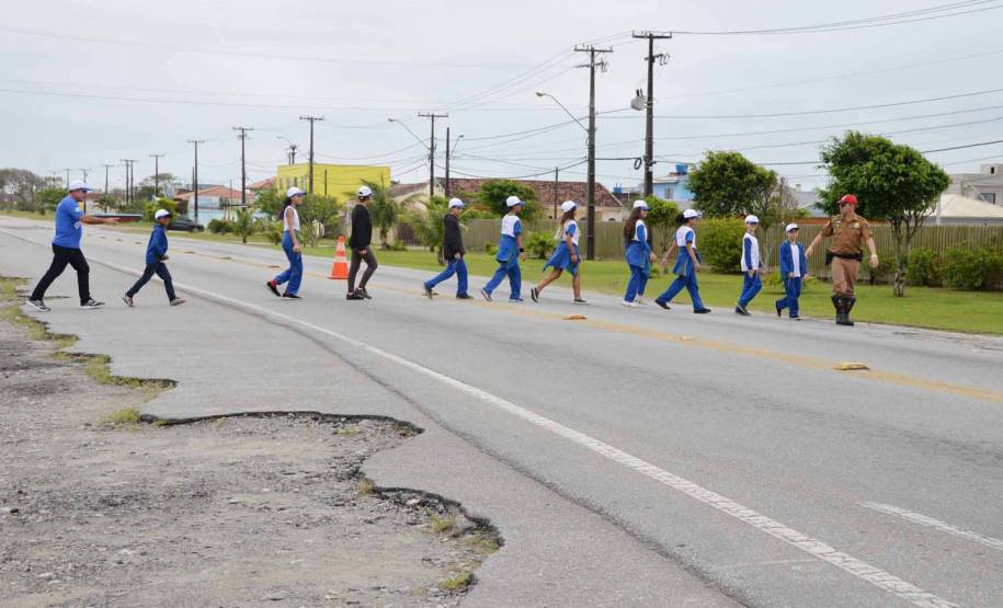 Projeto Escolas Lindeiras do Detran-PR está em Matinhos