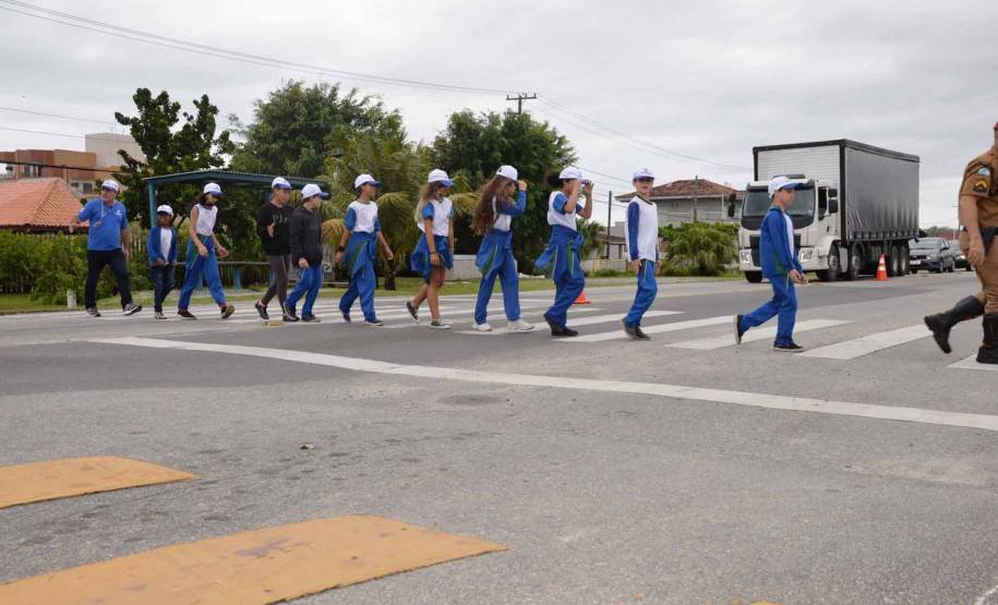 Projeto Escolas Lindeiras do Detran-PR está em Matinhos
