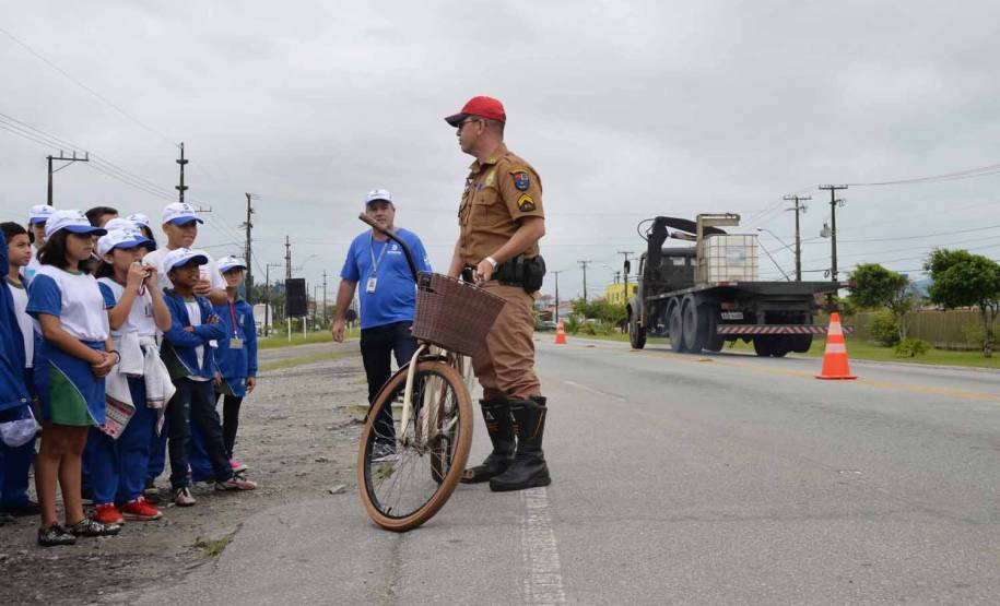 Projeto Escolas Lindeiras do Detran-PR está em Matinhos