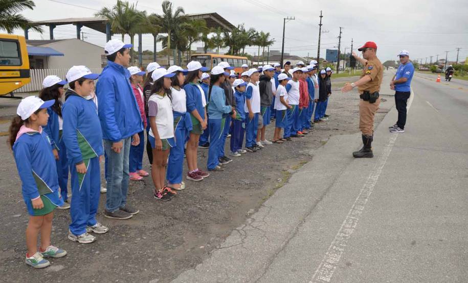 Projeto Escolas Lindeiras do Detran-PR está em Matinhos