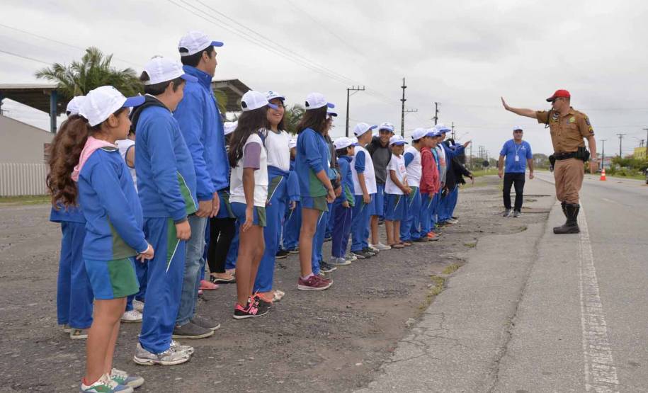Projeto Escolas Lindeiras do Detran-PR está em Matinhos