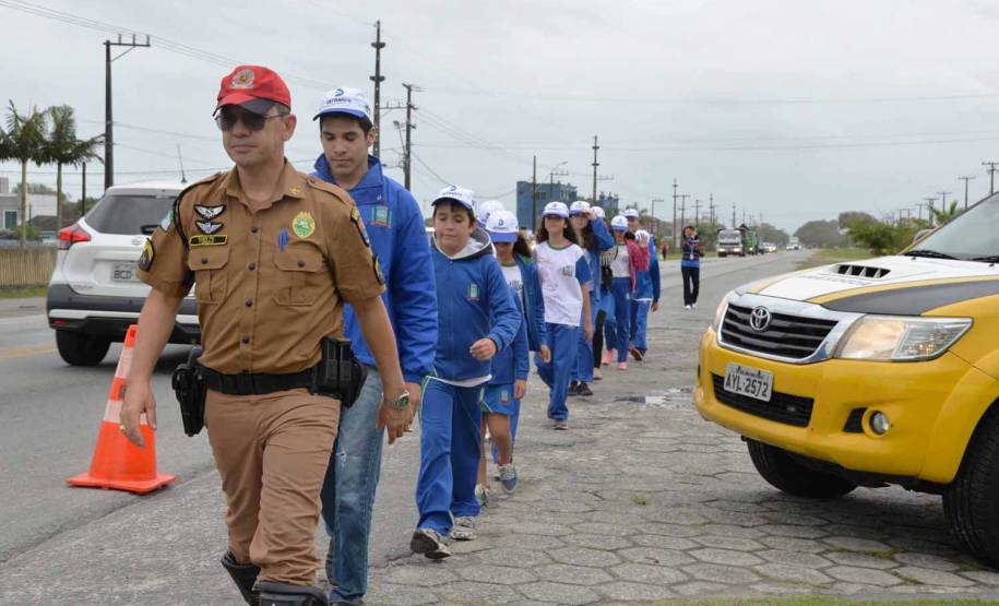 Projeto Escolas Lindeiras do Detran-PR está em Matinhos