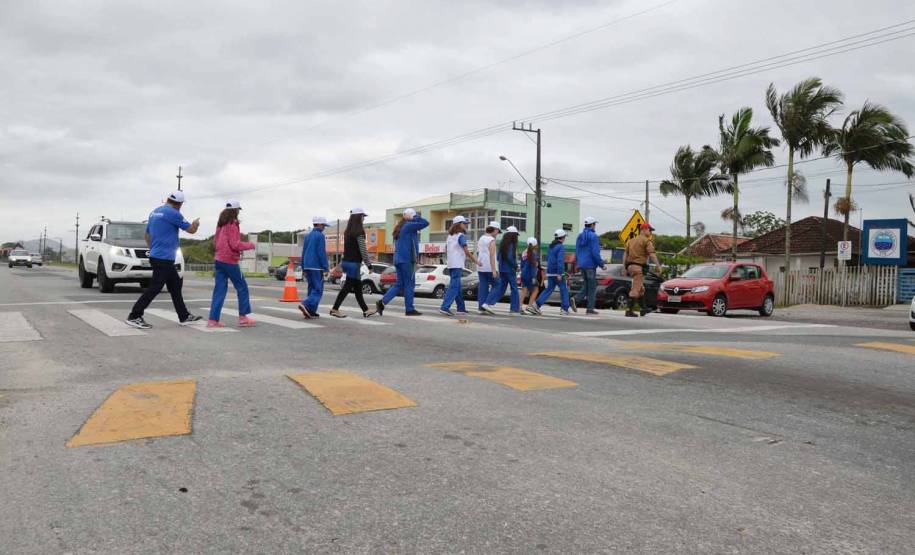 Projeto Escolas Lindeiras do Detran-PR está em Matinhos