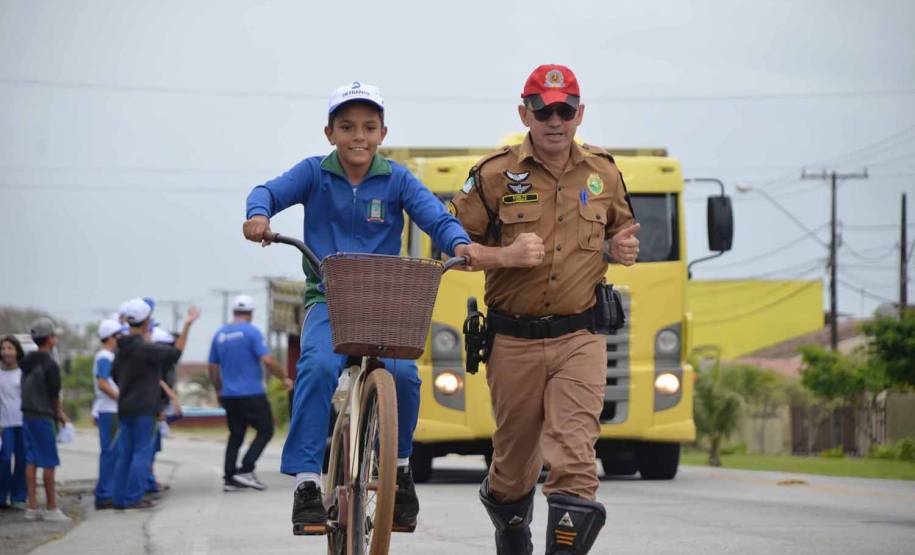 Projeto Escolas Lindeiras do Detran-PR está em Matinhos