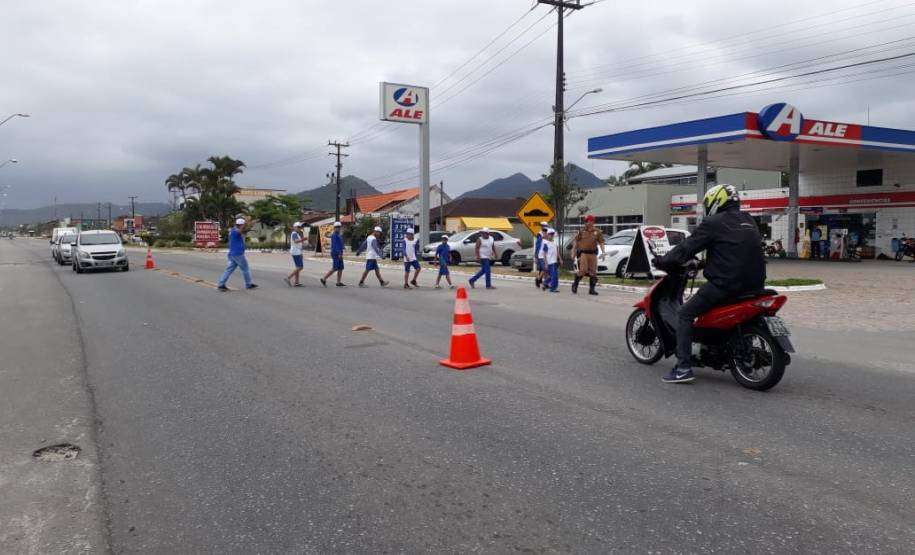 Projeto Escolas Lindeiras do Detran-PR está em Matinhos