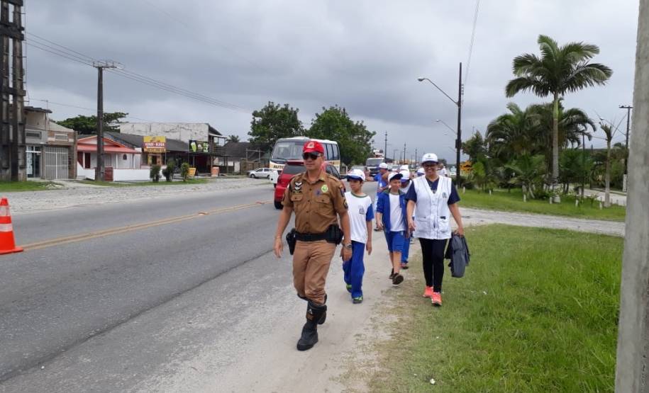 Projeto Escolas Lindeiras do Detran-PR está em Matinhos