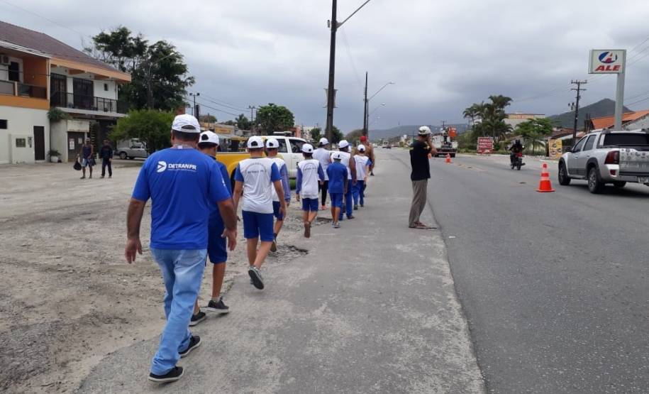 Projeto Escolas Lindeiras do Detran-PR está em Matinhos