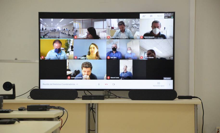 Diretoria e coordenadores do Detran se reúnem para discutir projetos e impactos da pandemia