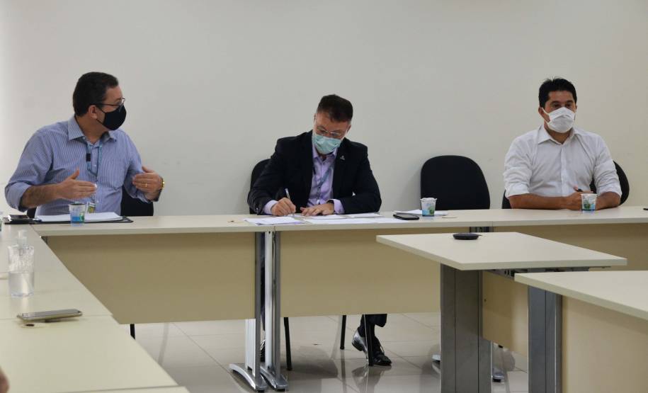 Diretoria e coordenadores do Detran se reúnem para discutir projetos e impactos da pandemia