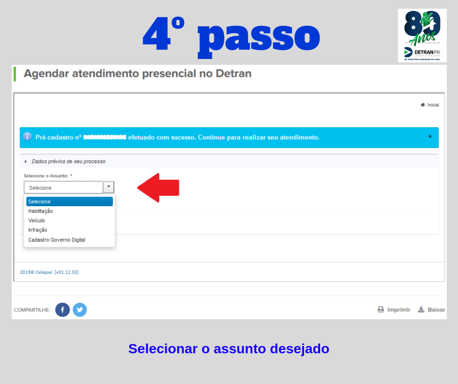 Passo-a-passo de como realizar agendamento pelo site