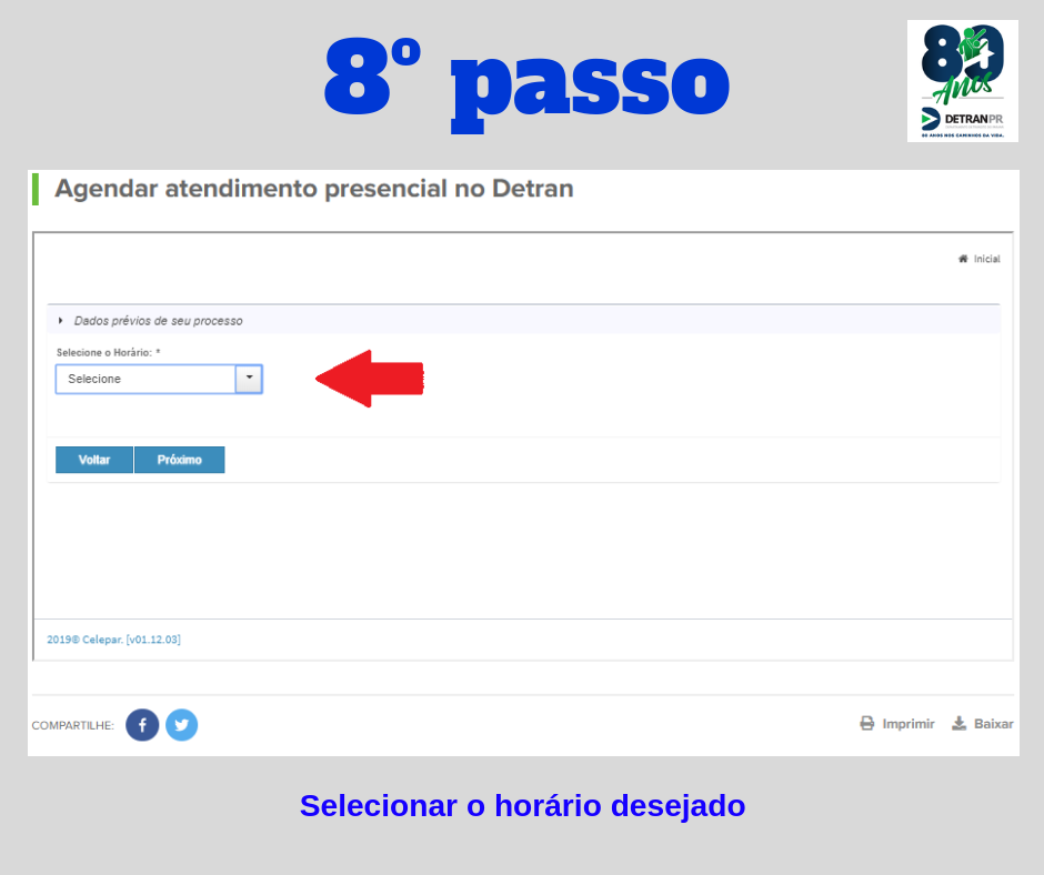 Passo-a-passo de como realizar agendamento pelo site