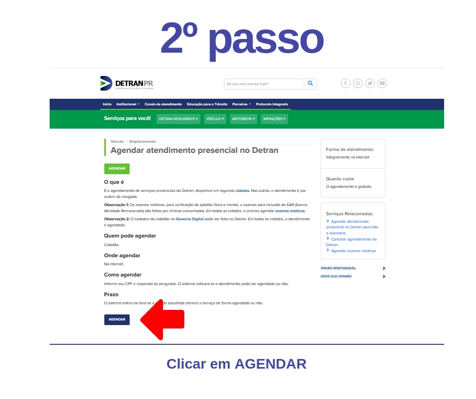 Usuários de Cianorte e Telêmaco Borba deverão agendar o atendimento no Detran-PR