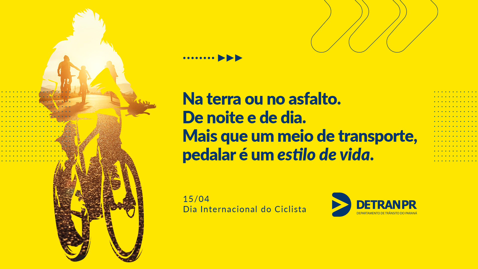 15 De Abril Dia Internacional Do Ciclista Detran Pr