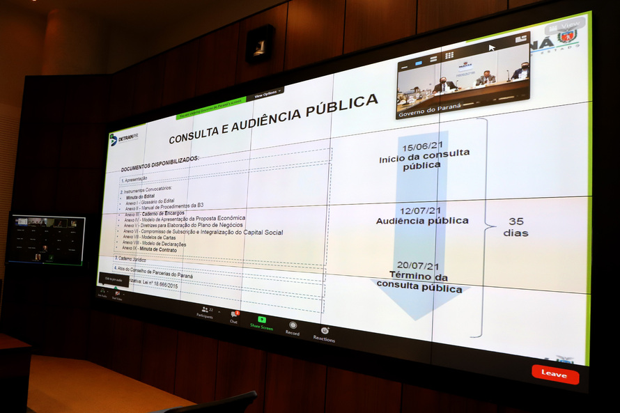 Concessão de pátios veiculares recebe primeiras contribuições em audiência pública