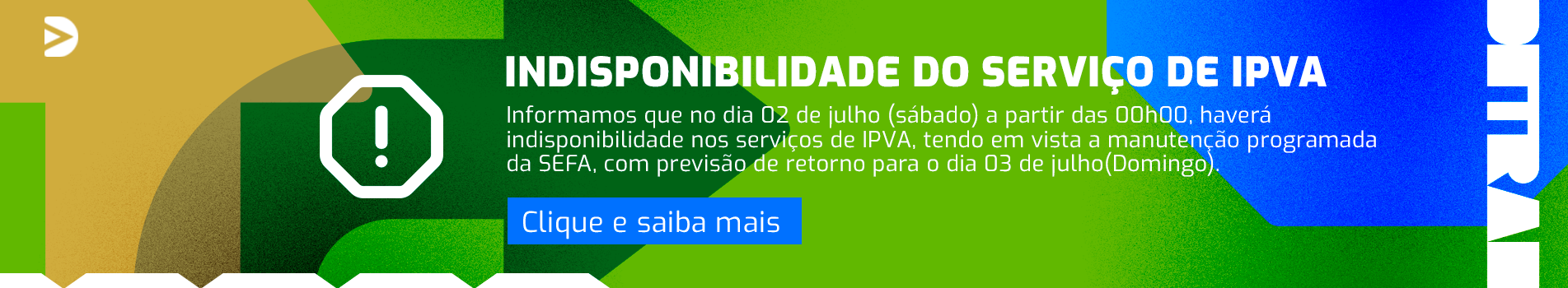 Indisponibilidade do serviço de IPVA