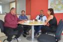 Representantes da Companhia Municipal de Trânsito e Urbanização de Londrina visitam o Detran-PR