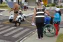 Em parceria com a Ecovia, Detran-PR leva alunos de Pinhais para aprender sobre o trânsito na minipista