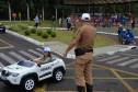 Em parceria com a Ecovia, Detran-PR leva alunos de Pinhais para aprender sobre o trânsito na minipista