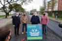 Prefeito de Curitiba visita obra de revitalização asfáltica em torno a sede do Detran-PR 