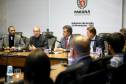 O governador Beto Richa lançou nesta terça-feira (27) o novo aplicativo do Departamento de Trânsito do Paraná voltado especialmente para quem vai fazer a primeira Carteira Nacional de Habilitação (CNH). Curitiba,27/06/2017 Foto:Jaelson Lucas / ANPr