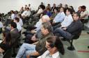 Na segunda-feira (29), o Departamento de Trânsito do Paraná voltou a se reunir com representantes dos agentes externos que prestam serviços ao órgão. Mais de 30 profissionais diretamente envolvidos com o Detran participaram da reunião. 