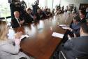 Governadora Cida Borghetti assina convênios com o Detra-PR para parcelamento de dívidas no cartão de crédito  -   Curitiba, 05/11/2018  -  Foto: Orlando Kissner/ANPr