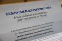 O Departamento de Trânsito do Paraná (Detran) inicia nesta quarta-feira (16) a campanha "Futuro: Eu escolho", que divulga a doação da taxa de personalização das placas veiculares ao Fundo Estadual de Assistência Social (Feas).