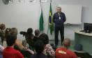 Curso de Monitoramento. Na foto, o coordenador de Educação para o Trânsito, Juan Ramon Soto Franco.