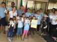 Na semana passada, alunos especiais da APAE (Associação de Pais e Amigos dos Excepcionais) de Sertanópolis visitaram a Ciretran do município.