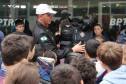 Um projeto do Departamento de Trânsito do Paraná (Detran), em parceria com o Batalhão da Polícia de Trânsito (BPTran), apresenta o trabalho dos órgãos a alunos do ensino fundamental e médio de Curitiba e Região Metropolitana