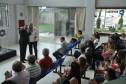 Nesta sexta-feira (18), os servidores do Detran tiveram um encontro de confraternização na sede do Tarumã, em Curitiba. Na ocasião, o reverendo Carlos Alberto Rodrigues Alves trouxe uma mensagem de renovação, bom humor, trabalho e bons relacionamentos.