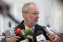 Governador Beto Richa lança as atividades do Maio Amarelo 2016, campanha de prevenção de acidentes e redução do número de vítimas no trânsito, junto com o diretor geral do Detran, Marcos Traad