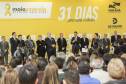 Governador Beto Richa lança as atividades do Maio Amarelo 2016, campanha de prevenção de acidentes e redução do número de vítimas no trânsito, junto com o diretor geral do Detran, Marcos Traad