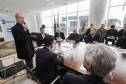 Governador Beto Richa lança o aplicativo Detran Fácil, acompanhado pelo diretor do Detran, Marcos Traad, pelo secretário chefe da Casa Civil, Valdir Rossoni e pelo presidente da Celepar, Jacson Carvalho Leite. Curitiba, 21/07/2016. Foto: Pedro Ribas/ANPr