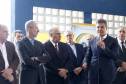 O governador Beto Richa inaugurou nesta segunda-feira, a nova unidade do Detran, em São José dos Pinhais. Na oportunidade autorizou a homologação  para execução das obras de pavimentação asfaltica nas vias urbanas. Participaram da solenidade: diretor do Detran PR, Marcos Traad, os secretários de Desenvolvimento Urbano, em exercício, João Carlos Ortega, da Infraestrutura e Logistica, José Richa Filho e o deputado Francisco Buhrer.São José dos Pinhais, 26-09-16.Foto: Arnaldo Alves / ANPr.