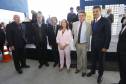 O governador Beto Richa inaugurou nesta segunda-feira, a nova unidade do Detran, em São José dos Pinhais. Na oportunidade autorizou a homologação  para execução das obras de pavimentação asfaltica nas vias urbanas. Participaram da solenidade: diretor do Detran PR, Marcos Traad, os secretários de Desenvolvimento Urbano, em exercício, João Carlos Ortega, da Infraestrutura e Logistica, José Richa Filho e o deputado Francisco Buhrer.São José dos Pinhais, 26-09-16.Foto: Arnaldo Alves / ANPr.